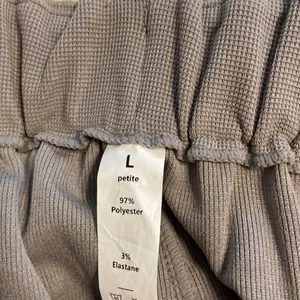 HALARA Wide-Leg Tan Trousers size L brand new color light gray two front pockets thumbnail 5