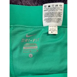 Nike Running Skort Dri-FIT Athletic Skirt Shorts Green Chevron‎ Size L thumbnail 5