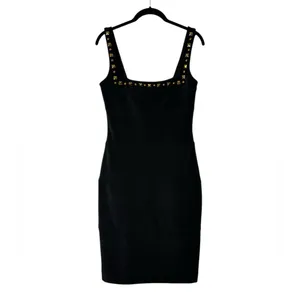 Vintage Cache Bodycon Dress Little Black Dress Cocktail Y2K Party Evening Date thumbnail 2