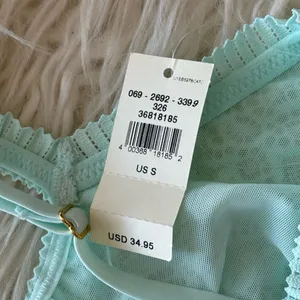 Aerie Coral Lace Bandeau Bralette Size Small thumbnail 5