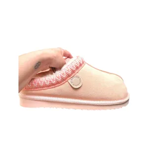 FIRESIDE BY DEARFOAMS Greta Shearling Clog Pink 10 NEW NWT thumbnail 2