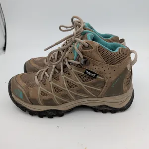 North Face‎ Storm III Mid Waterproof Hiking Boots Brown Teal Womens 5 NF0A32Z7 thumbnail 2
