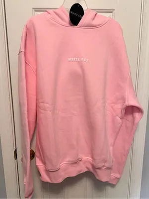 NWT White Fox Boutique Leisure Hoodie Sold Out Pink Posy Size M/L Oversized thumbnail 3