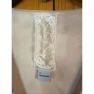 Sadie & Sage Cream Pink Floral Short Sleeve Faux Wrap Mini Dress Size Small (746 thumbnail 5