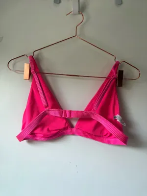Aerie Bikini Top Pink Triangle thumbnail 2