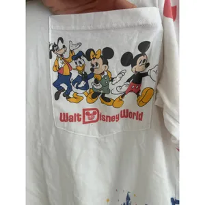 Disney Parks 50th Vault Collection Mickey Friends Oversized Pocket Tee L thumbnail 5