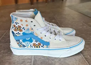 NEW Vans Patterns of World SK8-Hi | Unisex High Top Skate Shoes Limited Pattern thumbnail 4