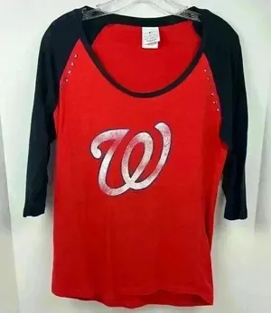 Washington Nationals 5th & Ocean Offical‎ Merchandise Size Medium thumbnail 1