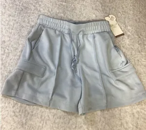 CALIA Womens Sandwash Scuba Cargo Shorts Pale Blue‎ High Rise XS WAX15207 thumbnail 1