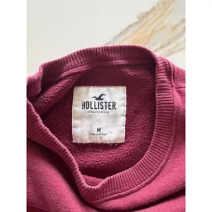Hollister California Cropped Sweatshirt‎ Burgundy Maroon Logo Pullover Medium thumbnail 3