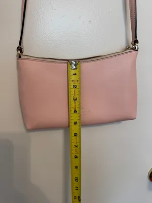 Kate Spade Sadie Crossbody Saffiano Leather Chalk Pink thumbnail 8