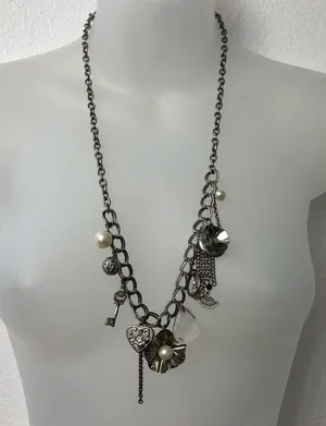 Fashion Women's Charm Statement Necklace Chunky thumbnail 2