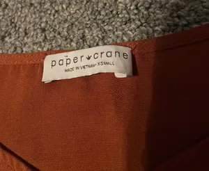 Burnt Orange Tank Size XS thumbnail 2