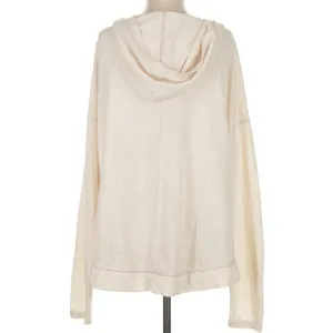 Free People NWT $98 We the Free Oatmeal Hoodie Pullover Oversized Small fits M/L thumbnail 2