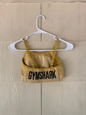 Gymshark Yellow Sports Bra thumbnail 3