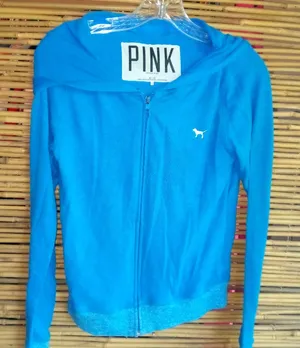 VS PINK XS Thin Blue Hoodie thumbnail 1