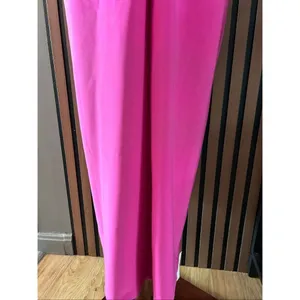 Abercrombie and fitch pink long dress with cut out up sexy size large NEW thumbnail 4