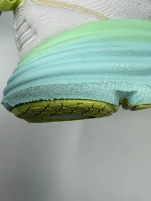 Hoka One One Bondi 8 Running Shoe Women's 6B Blanc de Blanc Sunlit Ocean Walking thumbnail 15