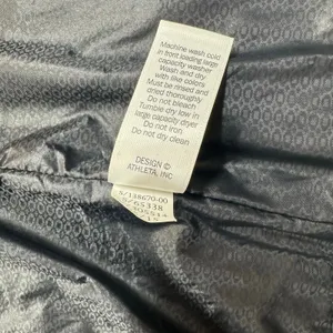 Athleta Women’s Black Goose Down Puffer Vest Size S Full Zip Quilted thumbnail 5