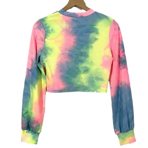 Beach Riot Marley Crop Top - Rainbow Tie Dye - Medium thumbnail 3