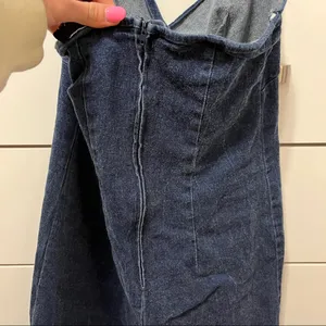 Rocket Candy Denim Fringe Halter Dress thumbnail 6