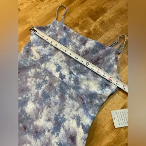 ASTR THE LABEL Purple Marble Spaghetti Strap Mini‎ Dress Large Scoop Neck NWT thumbnail 12