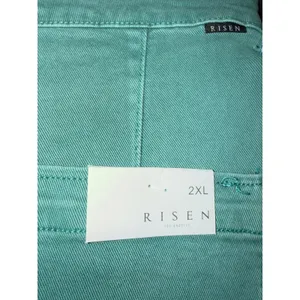 Risen Jeans Jade Green Cargo Pants Wide Leg High Rise NWT 2XL RDP5502X thumbnail 4