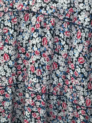 Dear John Whitley dress maxi floral size XS ruffle tiered sleeveless thumbnail 7