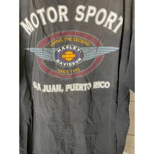 Vintage Women's Size XL Harley Davidson Motor Sport T Shirt San Juan Puerto Rico thumbnail 4