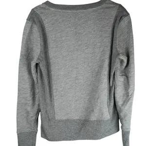 Madewell Hometeam Crewneck Sweater Size S Gray Colorblock Pullover‎ Knit Cotton thumbnail 9