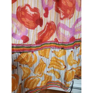 Anthropologie Farm Rio Printed Tiered Maxi Dress Size XL thumbnail 8