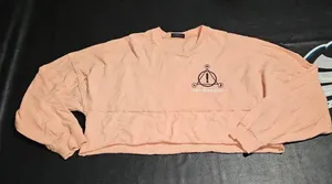 Panic At The Disco‎ Womens Peach Crop Spirit Jersey Medium Cropped thumbnail 1