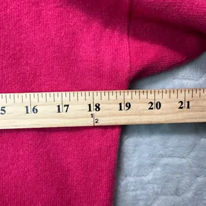 Charter Club Women Pink 100% Cashmere Sweater M Jane Justin Preppy Academia Soft thumbnail 5