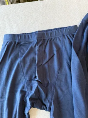 Two Piece Dark Blue Long Sleeve and Pant Fleece Style Set Size L (170/95) #26087 thumbnail 4