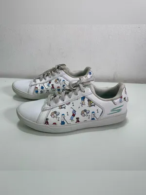 Skechers Go Golf Drive 4 Dogs At Play Golf Shoes White Women’s 8.5 Goga Max thumbnail 2