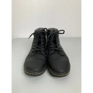 Dr. Martens Maelly Black Leather Herringbone Collar Boots Womens 9‎ US L JY004 thumbnail 2