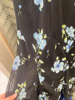 Studio 1940 Black Flowy Floral Dress thumbnail 4