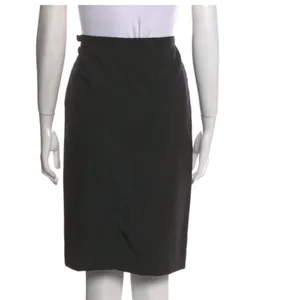 GUCCI Vintage Grey Knee-Length Skirt Size‎ Medium/ 6 Lined, Classic Style thumbnail 10