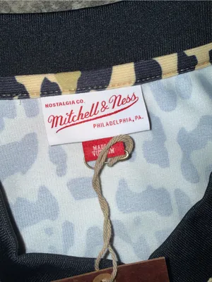 WWE Mitchell & Ness WrestleMania Vegas Leopard Print Jersey - Tan & Black thumbnail 9