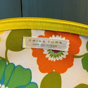 Trina Turk for Clinique l Floral Cloth Travel/Cosmetic Bag thumbnail 2