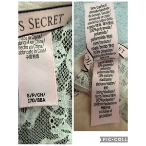 Victoria’s Secret Slip Dress Small Lace Ivory Sheer Chemise Coquette Whimsical thumbnail 12