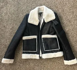 AQUA leather jacket, size XS thumbnail 1