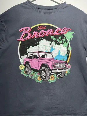 Gray Ford Bronco Pink Print Size Small thumbnail 3