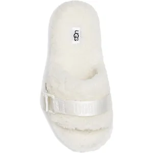 UGG Fluffita White Sheepskin Fluffy Sandals‎ thumbnail 3