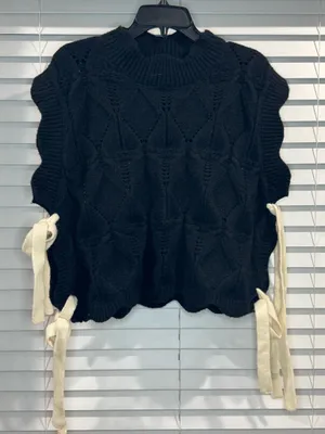 Mable tie side sweater Black Size L thumbnail 1