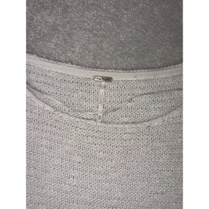 free‎ people ivory ribbed sweater small thumbnail 4