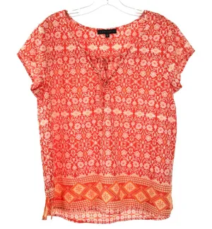 😀 3 for $20 Sanctuary Tie Neck Floral Print Top thumbnail 1