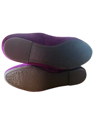 Vionic Women Carnegie Mules Loafers Purple Suede comfort insole slide Size 7 thumbnail 6