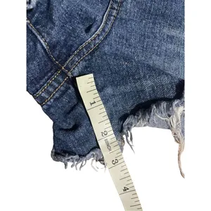 Free people Denim Cut off Distressed‎ jean shorts sz 29 thumbnail 8