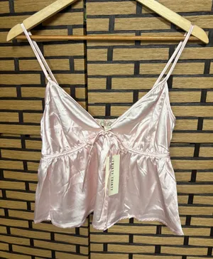 Thirty thirty pink satin cami size medium thumbnail 1